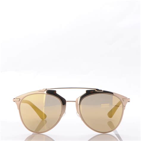 dior reflected sunglasses gold|buy christian Dior sunglasses.